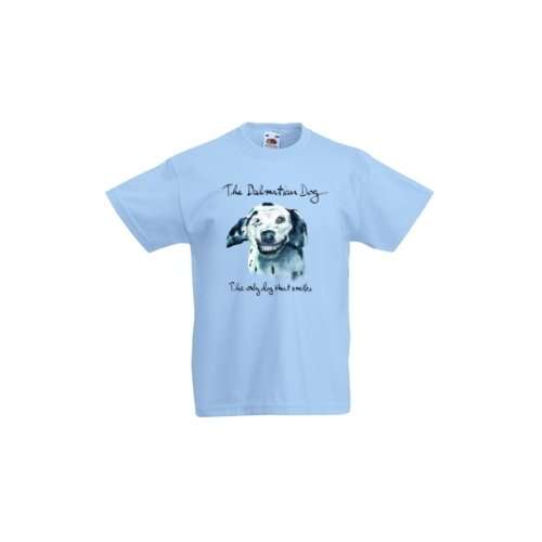 T-shirt barn Doggen blå