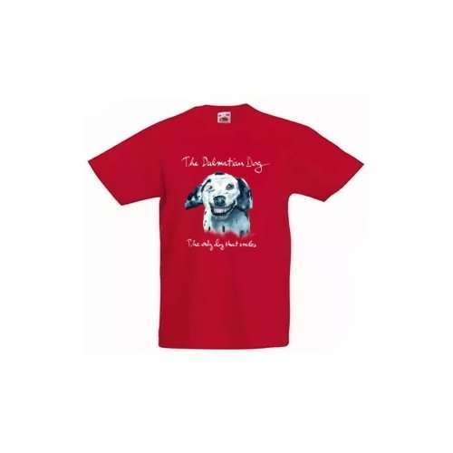 T-shirt barn Doggen röd